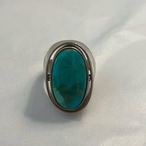 Silver flip ring